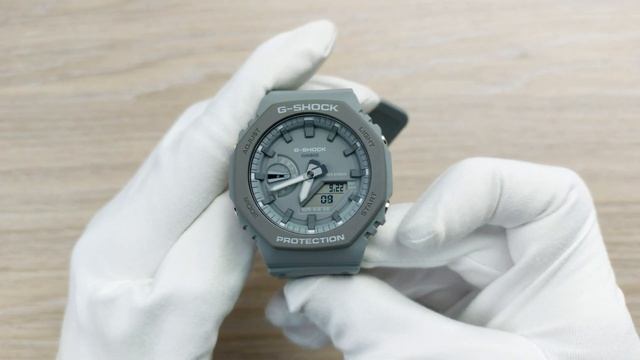 Стильные серые G-SHOCK / Casio GA-2110ET-8A смотреть онлайн