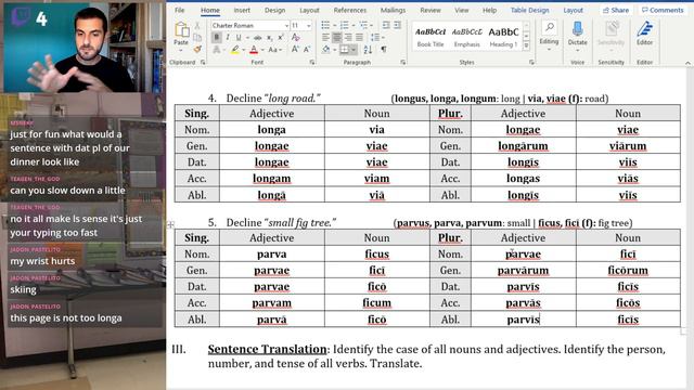 Latin 8 (Wednesday 10/14): Worksheet 5 (1st/2nd Declension Adjectives) смотреть онлайн