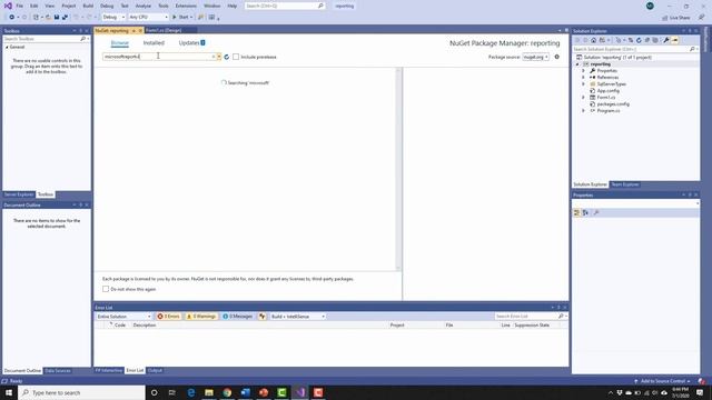Report Viewer not Working in Visual Studio 2019 - How to add RDLC Report viewer in c# смотреть онлайн