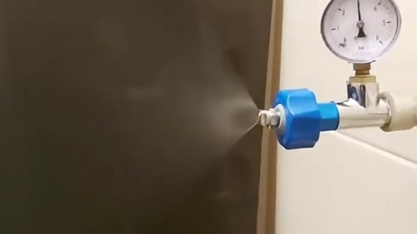 Форсунки для распыления воды мелкодисперсные плоскоструйные EUSPRAY 02-95 стальные расход 0.8 л/мин