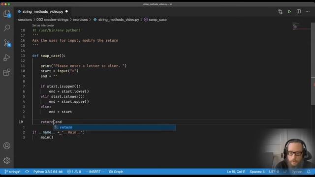 Python: String Method Basics смотреть онлайн