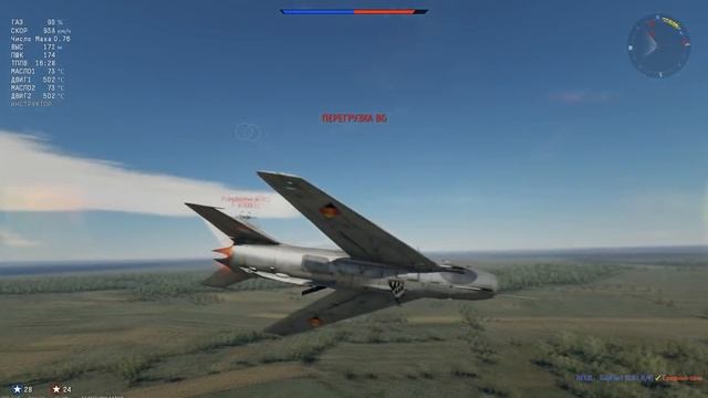 МиГ-19С - ЛИДЕР В НАБОРЕ ВЫСОТЫ в WAR THUNDER смотреть онлайн