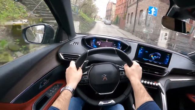 Peugeot 3008 2021 GT Line (1.6 HYBRID4 300 HP) | 0-100 | POV Test Drive