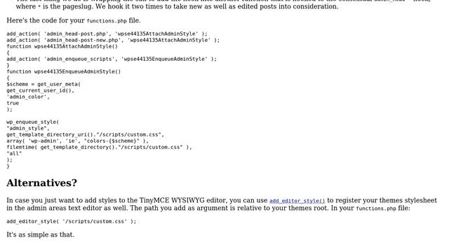 Wordpress: How do I load a CSS style into WordPress admin area only? (3 Solutions!!) смотреть онлайн