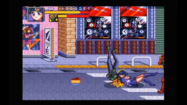 Super Nintendo (Snes) 16-bit Sailormoon Niveau 1 Quartier Latin (уровень 1)