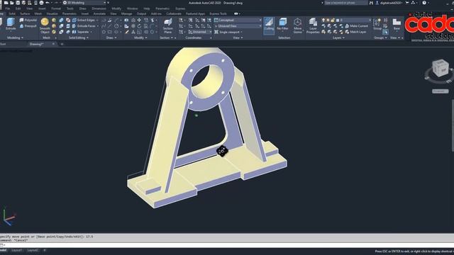 Auto-CAD Mechanical 3D Modeling In Hindi | [ Complete ] AutoCAD Mechanical Modeling | 3D Parts. смотреть онлайн
