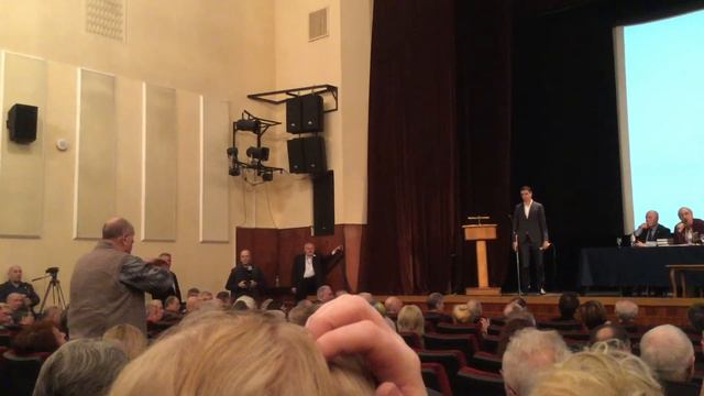 XV съезд Союза писателей России. Ч.1 Выступление Сергея Шаргунова смотреть онлайн