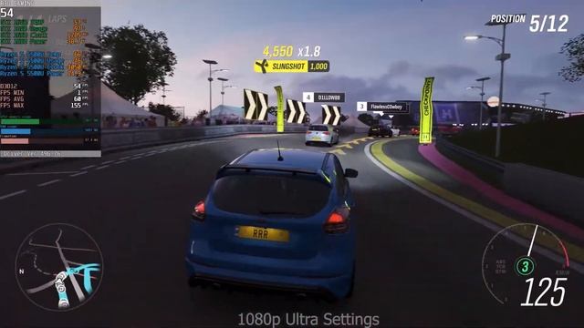 ACER ASPIRE 7 | FORZA HORIZON 4 GAMEPLAY | RYZEN 5 5500U | GTX 1650 | 1080p смотреть онлайн