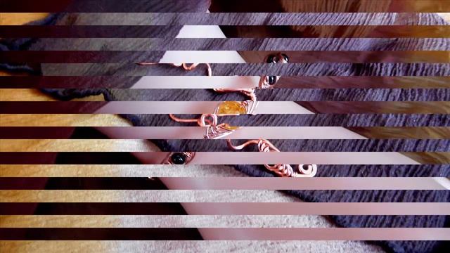 БРОШЬ ПЕРО из холодного фарфора и медной проволоки Wire Wrap смотреть онлайн