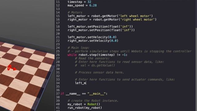 webots gps python // How to use GPS in Webots? // Webots controller code for GPS in Python смотреть онлайн