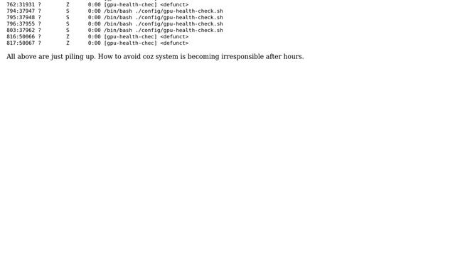 Clean up after shell script that is run via k8s pod on a gpu node for health check смотреть онлайн