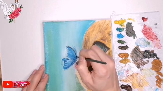 Рисую котенка акрилом смотреть онлайн