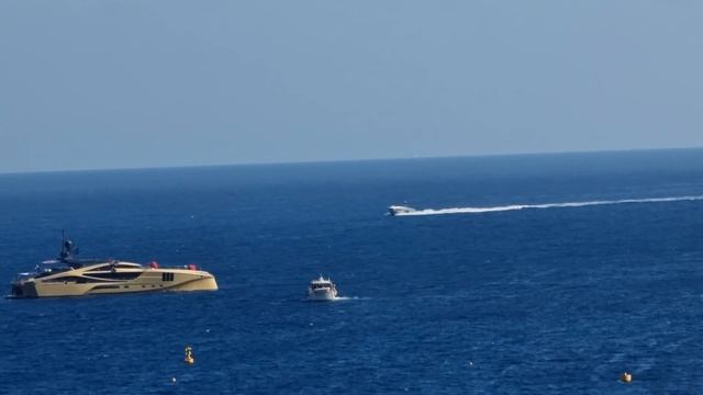 Palmer Johnson 48M Entering Port Hercule, Monaco [4k 60p]
