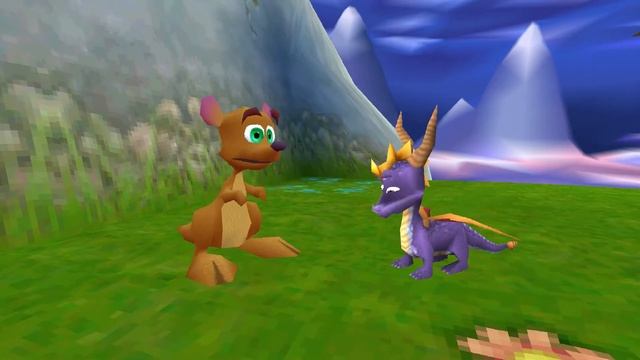 Spyro: Year of the Dragon Billy In the Wall Cutscene HD (PS1) смотреть онлайн