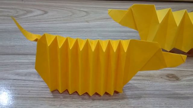 Origami Dachshund Dog смотреть онлайн