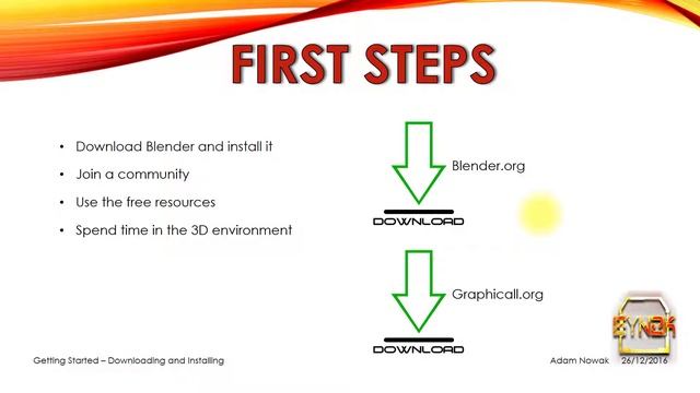 Blender 3D Lecture 0.0 - Getting Started, Downloading смотреть онлайн