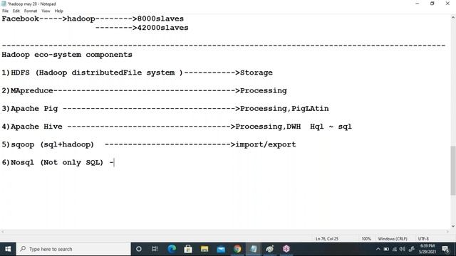 HADOOP with SPARK & SCALA tutorials || Demo - 2 || by Mr. Vijay On 29-05-2021 @6PM IST смотреть онлайн