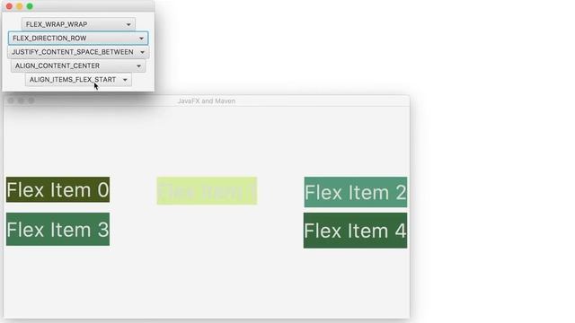 JavaFX FlexBox Layout смотреть онлайн