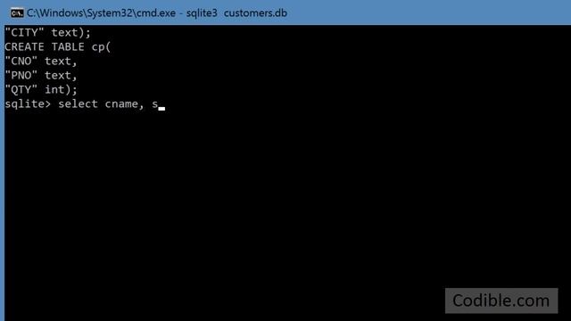 Codible SQLite video 4: How to write SELECT queries in SQLite3 смотреть онлайн