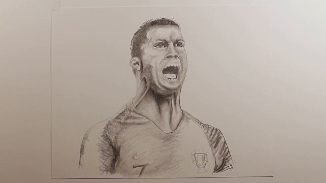 Cristiano Ronaldo Speed Sketch Drawing | FEW Does It! #004 Draw смотреть онлайн