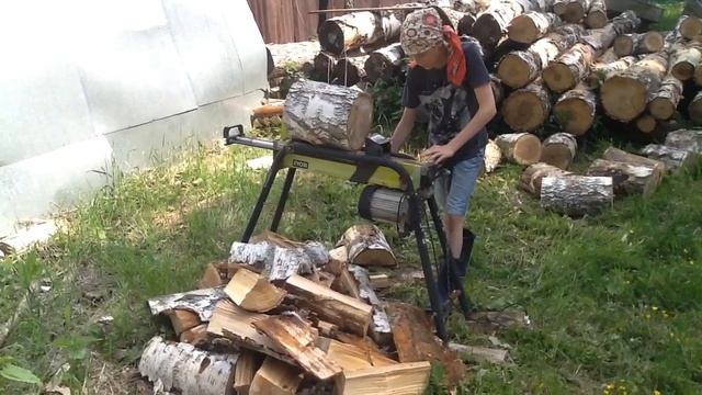 Как работает дровокол смотреть онлайн