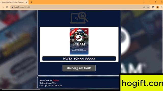Steam Gift Card Codes смотреть онлайн