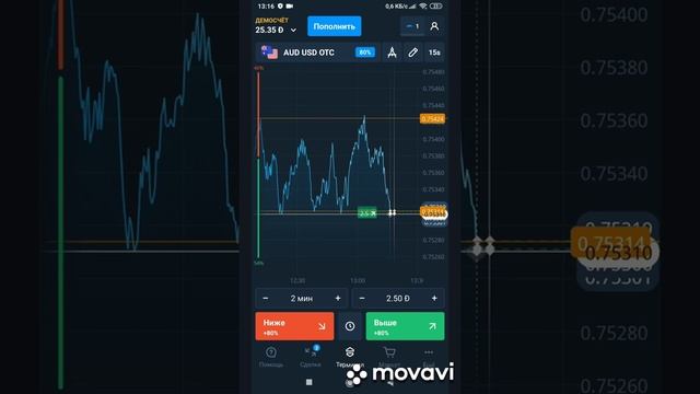 Идеальный Скальпинг, торговля с телефона на Олимп Трейд смотреть онлайн