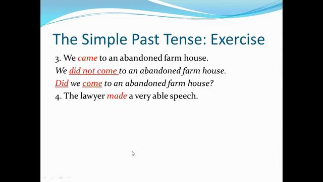 Eng#8: The Past Indefinite Tense - Sentence Structure, Uses, & Verb Forms with Examples & Exercises смотреть онлайн