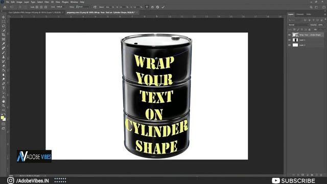Wrap text on Cylinder on Photoshop | Photoshop Tutorial 2024 смотреть онлайн