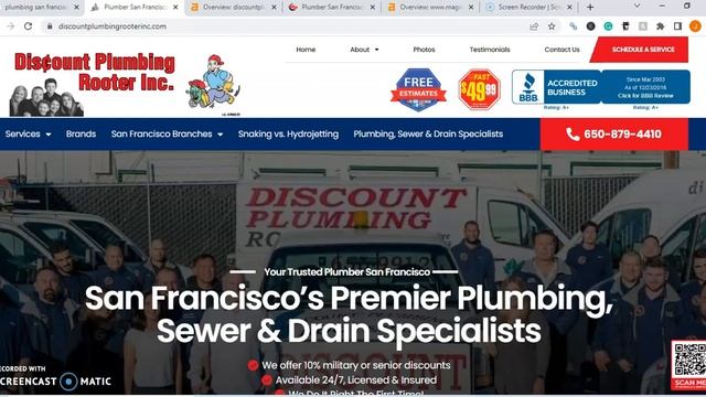 Discount plumbing rooter inc, SEO Analysis смотреть онлайн