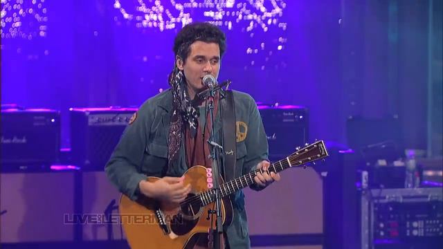 John Mayer - Born and Raised (Live on Letterman) смотреть онлайн