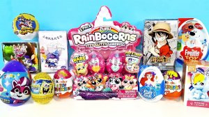 СЮРПРИЗ MIX! ONE PIECE, ZURU Rainbocorns, Губка Боб, Ми-ми-мишки, Disney Unboxing Kinder Surprise