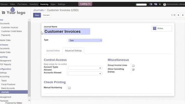 Import/Delete Invoices - Odoo 1 of 2 смотреть онлайн