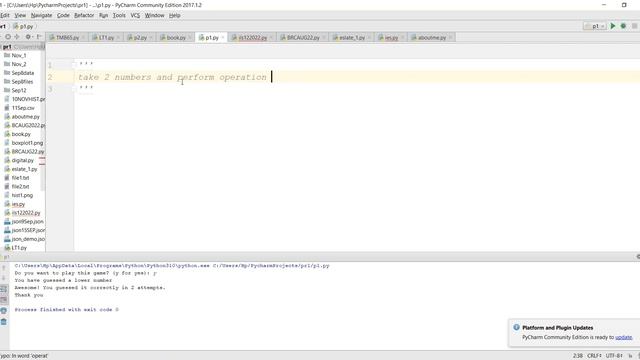 DAY 28: PYTHON TUTORIAL DAY 7: WHILE Examples & STRING Session 1 смотреть онлайн