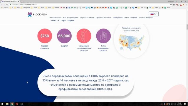 BlockMedx блокчейн платформа для оптимизации медицинских опиойдных рецептов !!! смотреть онлайн