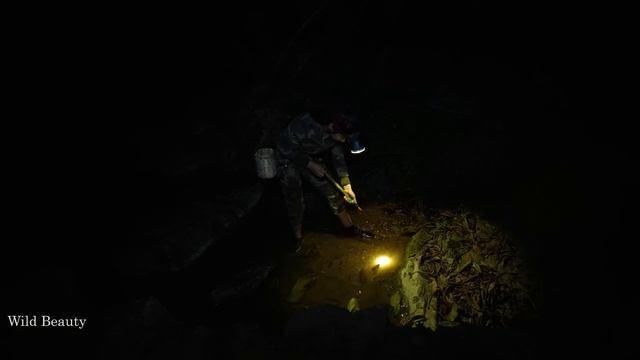 DIY Simple Bamboo Gun, Night hunting - Bathing and Cooking, Part 15 смотреть онлайн