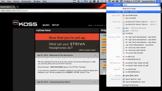 How to fix problems for KOSS STRIVA OSX Java Applet Disabled смотреть онлайн