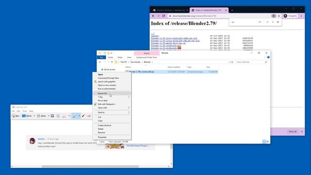 Install/Run different Blender versions AT THE SAME TIME (2.91, 2.90, 2.79, 2.8, 2.81, 3.0...) смотреть онлайн