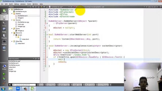 Tutorial Qt Creator - Servidor Web en C++ смотреть онлайн