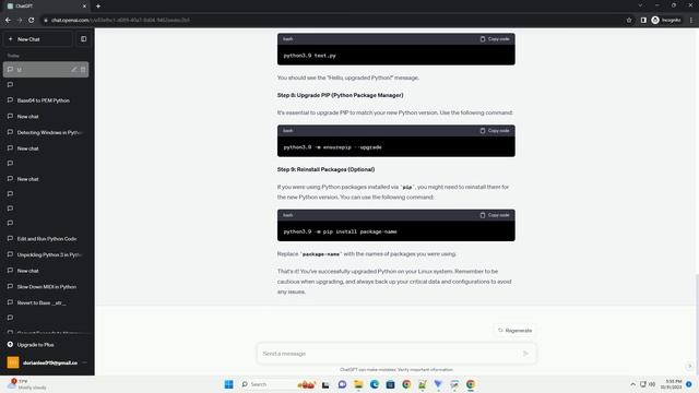 Upgrade python in linux смотреть онлайн