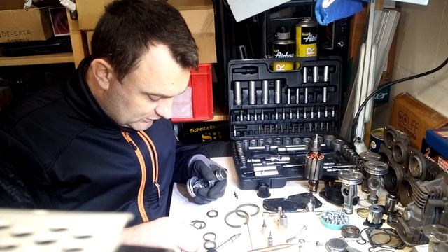 Компрессоры AMK пневмоподвески Mercedes AIRMATIC часть 4