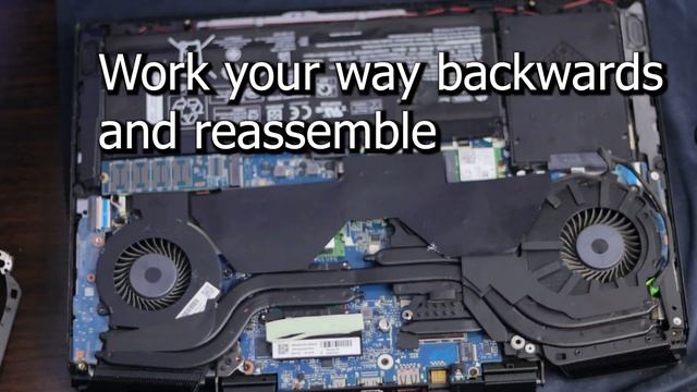 Time lapse HP OMEN 15 thermal paste replacement disassembly reassembly смотреть онлайн
