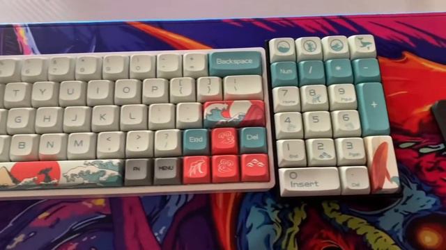 NEW CORAL SEA KEYCAPS FOR SKYLOONG SK64 AND MOTOSPEED K23 !!! смотреть онлайн