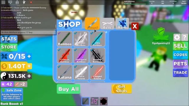 Codes for Ninja Simulator and tutorial смотреть онлайн