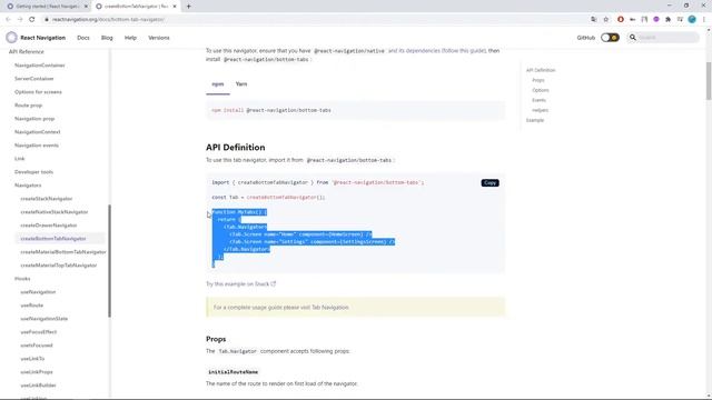 React Native Bottom Tab Navigation (Tab Navigation) смотреть онлайн