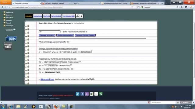 Factorial Calculator