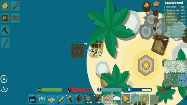 Starve.io Huge 50+ Treasure Chest Opening!! // Building An Island Base смотреть онлайн