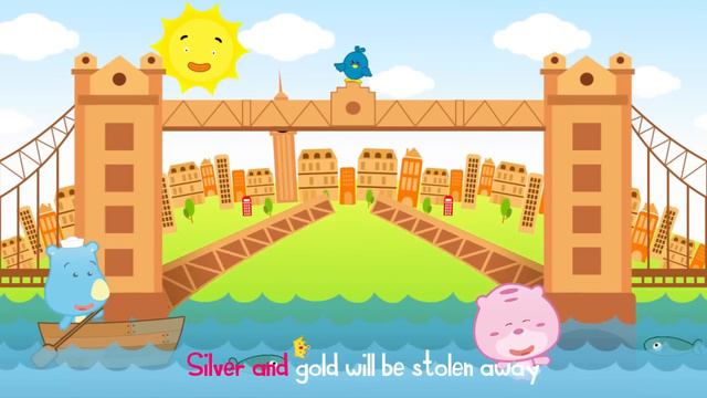 London bridge is falling down nursery rhyme - London bridge is falling down with lyrics смотреть онлайн