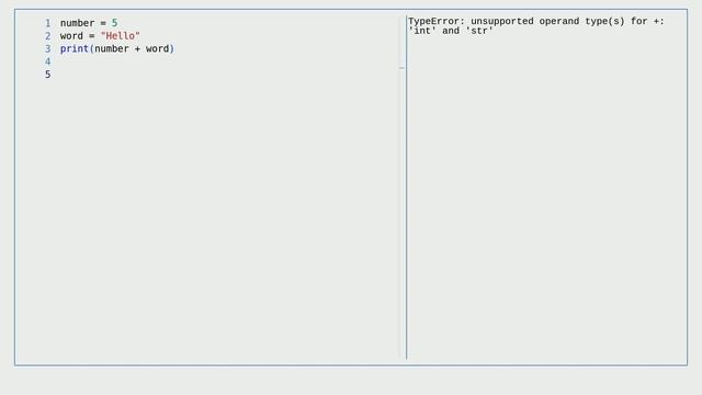 Python - Error Handling: Type Errors смотреть онлайн