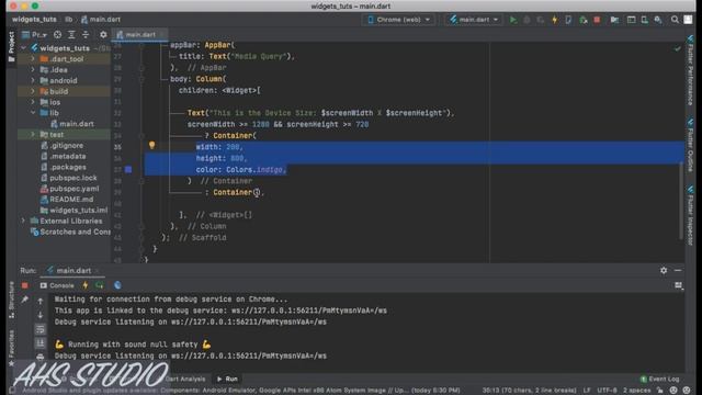 Media query example flutter смотреть онлайн